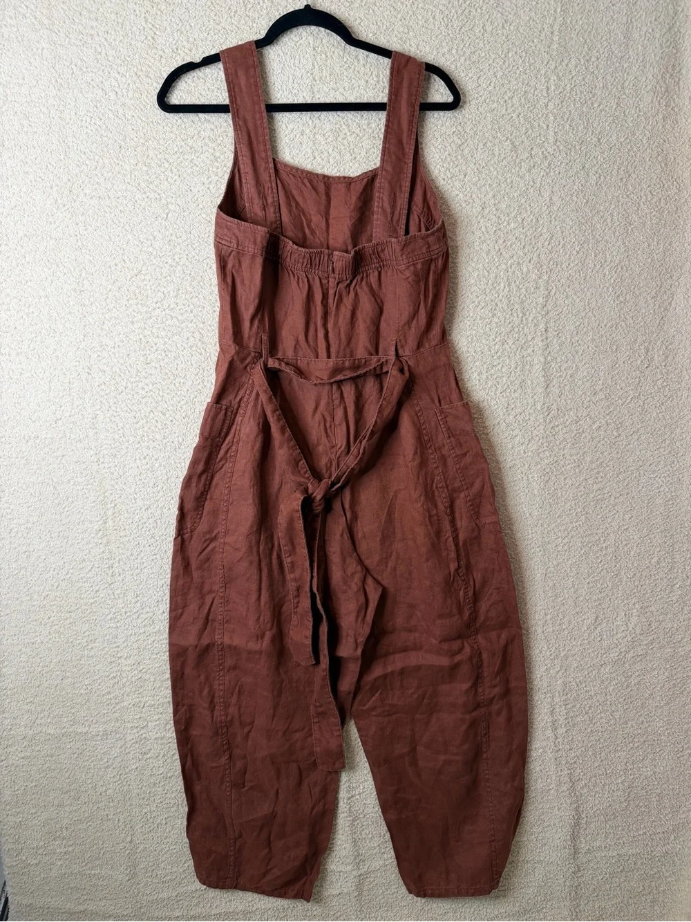 Everlane The Utility Coverall in Linen Cedarwood Size 4 NWOT
